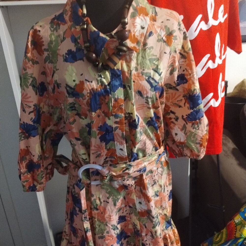 Flower Print Dress
